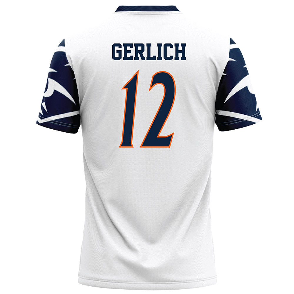 UTSA - NCAA Football : Max Gerlich - White Football Jersey-1