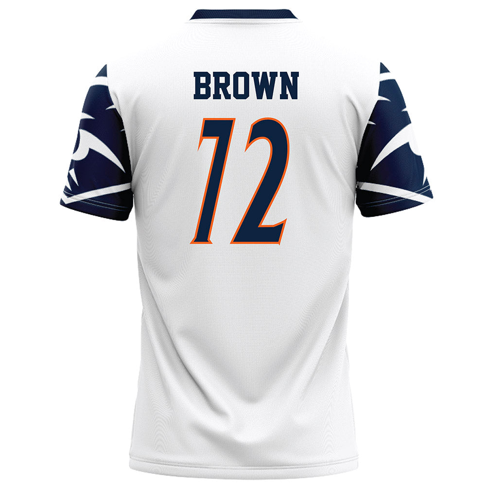 UTSA - NCAA Football : Briley Brown - White Football Jersey