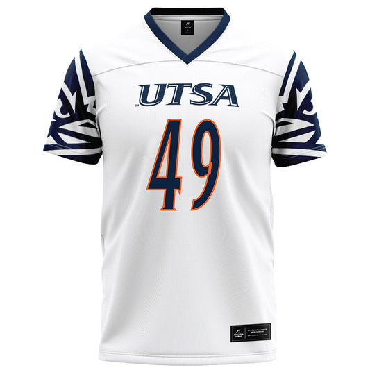 UTSA - NCAA Football : David Adedoyin - White Football Jersey