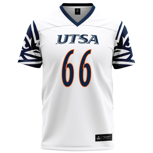 UTSA - NCAA Football : Andrew Alvarado - White Football Jersey