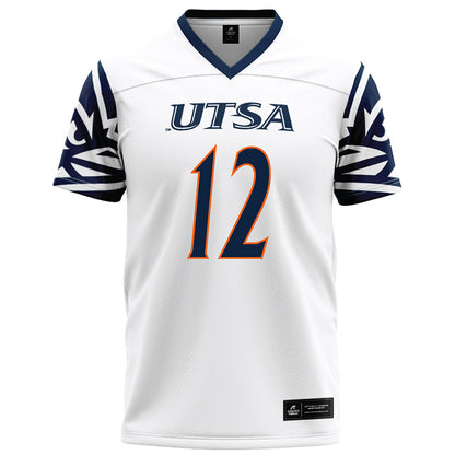 UTSA - NCAA Football : Max Gerlich - White Football Jersey-0