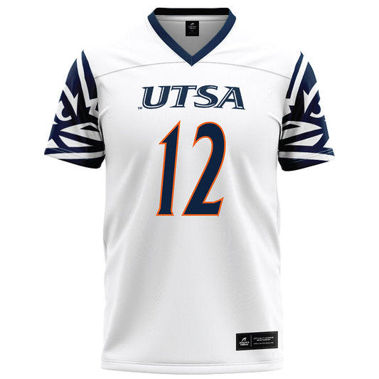 UTSA - NCAA Football : Max Gerlich - White Football Jersey-0