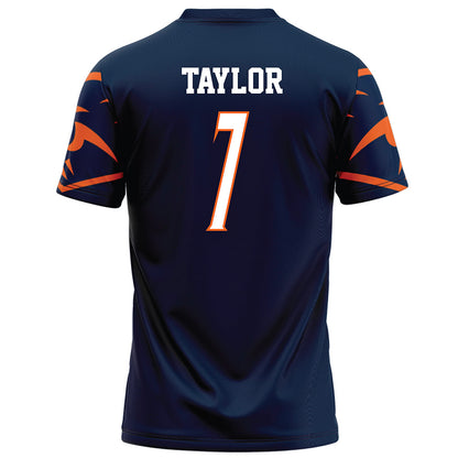 UTSA - NCAA Football : Donyai Taylor - Navy Football Jersey