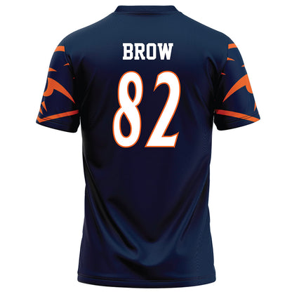 UTSA - NCAA Football : Elliot Brow - Navy Football Jersey