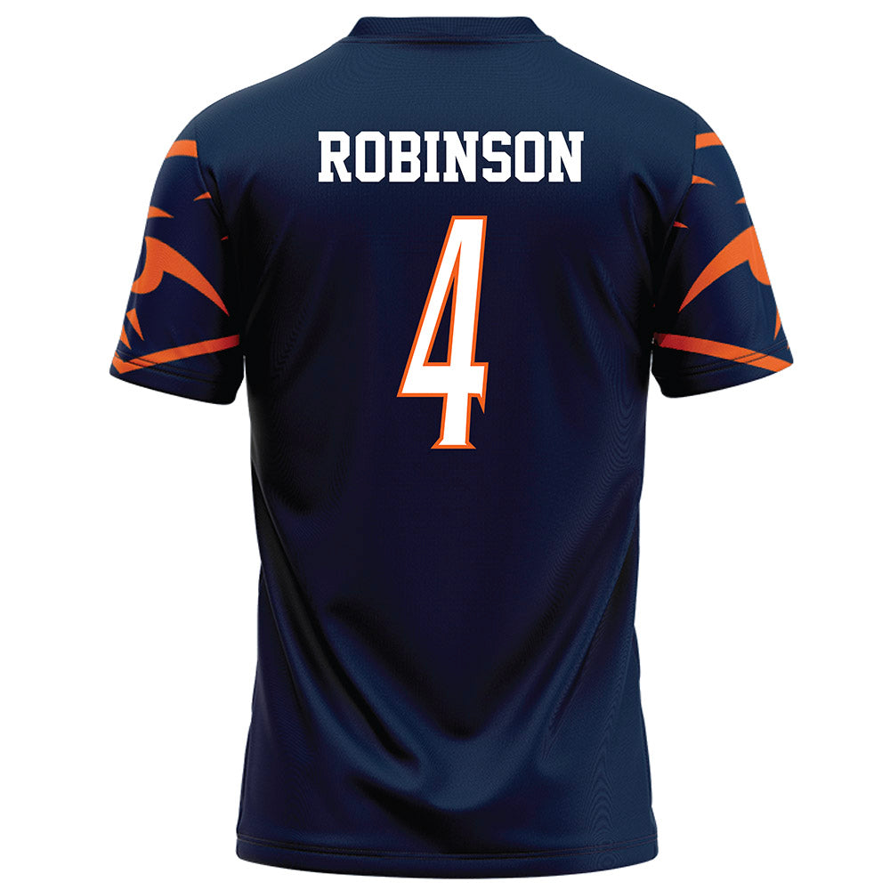 UTSA - NCAA Football : Ken Robinson - Navy Football Jersey