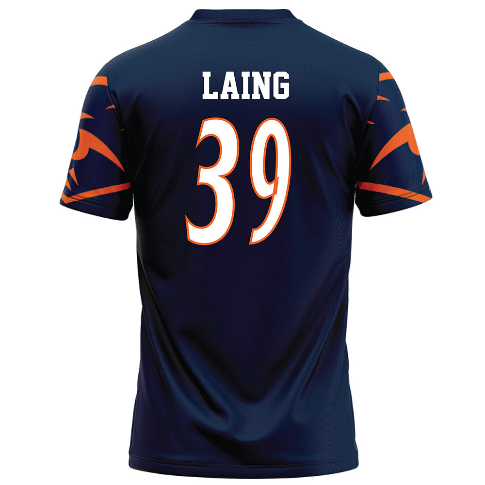 UTSA - NCAA Football : Ethan Laing - Navy Football Jersey