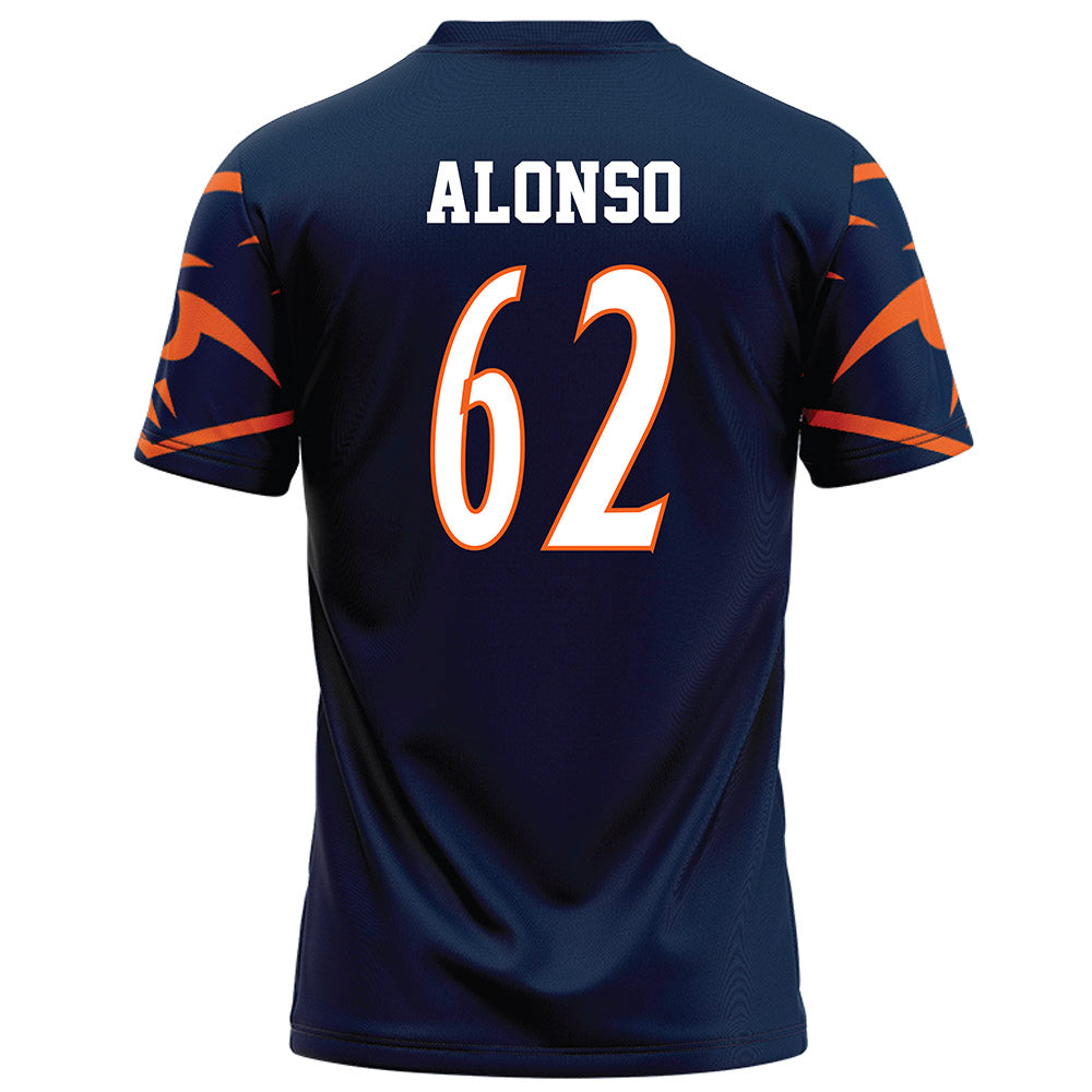 UTSA - NCAA Football : Daniel Alonso - Navy Football Jersey