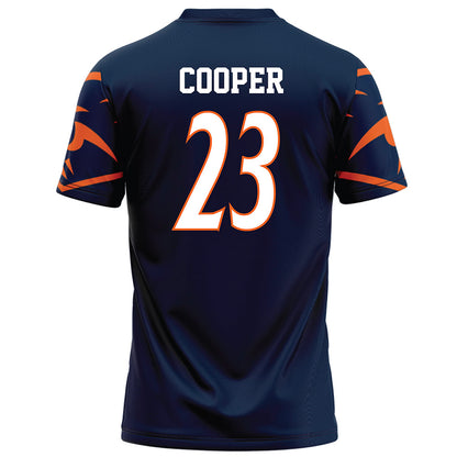 UTSA - NCAA Football : Camron Cooper - Navy Football Jersey