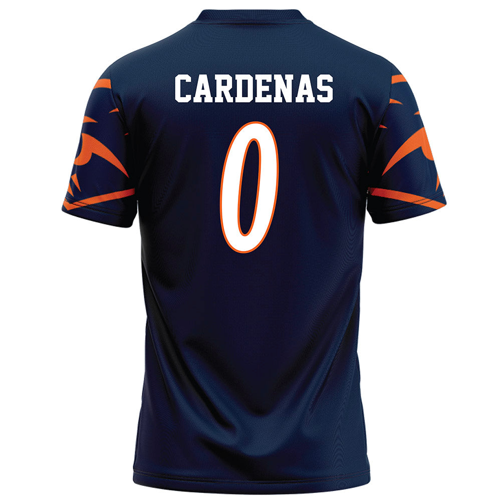 UTSA - NCAA Football : Oscar Cardenas - Navy Football Jersey-1