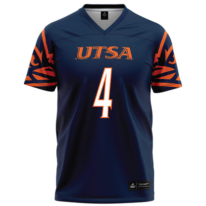 UTSA - NCAA Football : Ken Robinson - Navy Football Jersey