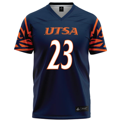 UTSA - NCAA Football : Camron Cooper - Navy Football Jersey