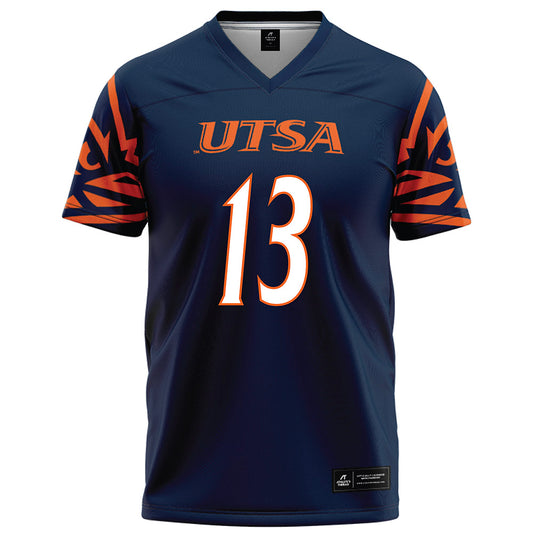 UTSA - NCAA Football : Dematrius Davis - Navy Football Jersey