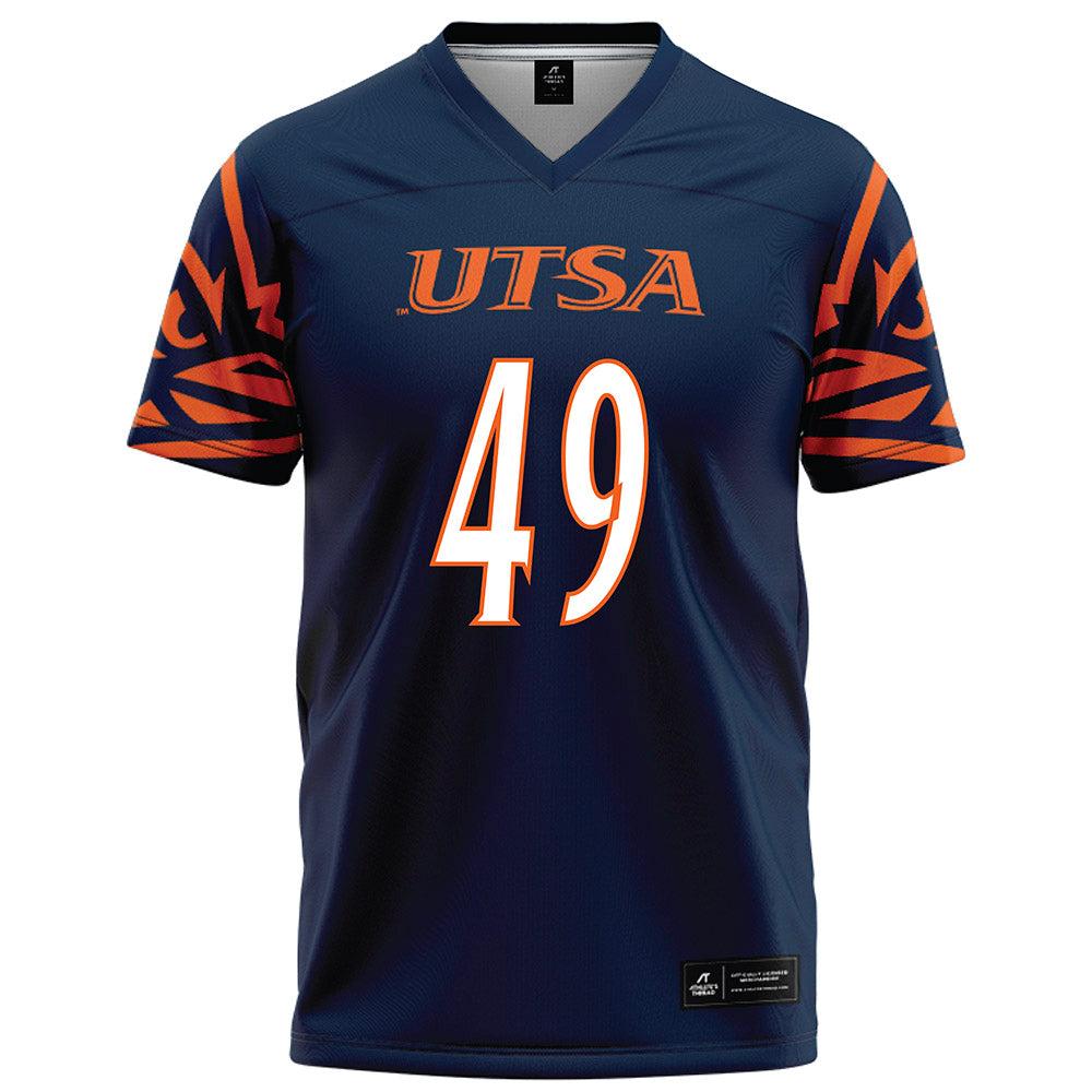 UTSA - NCAA Football : David Adedoyin - Navy Football Jersey