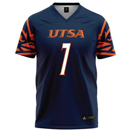 UTSA - NCAA Football : Donyai Taylor - Navy Football Jersey