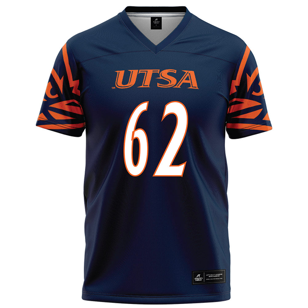 UTSA - NCAA Football : Daniel Alonso - Navy Football Jersey