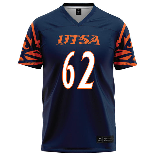 UTSA - NCAA Football : Daniel Alonso - Navy Football Jersey