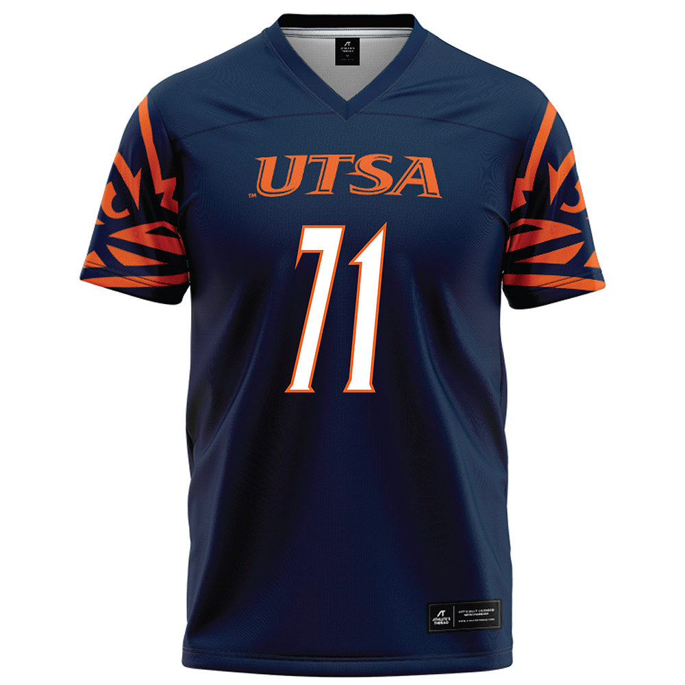 UTSA - NCAA Football : Jaylen Garth - Navy Football Jersey