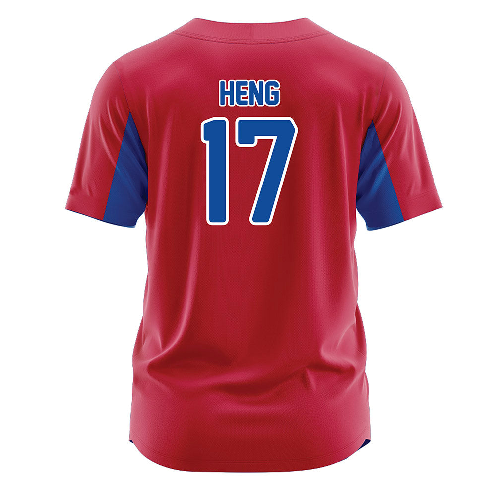 LA Tech - NCAA Softball : Elena Heng - Red Jersey-1