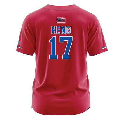 LA Tech - NCAA Softball : Elena Heng - Red Jersey-1