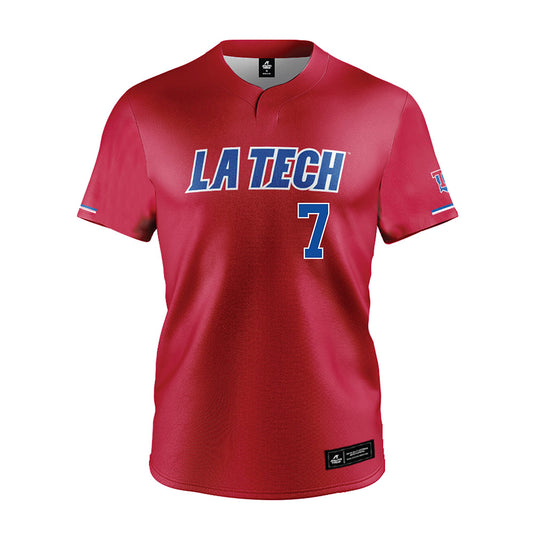 LA Tech - NCAA Softball : Ruby Fidge - Red Jersey-0