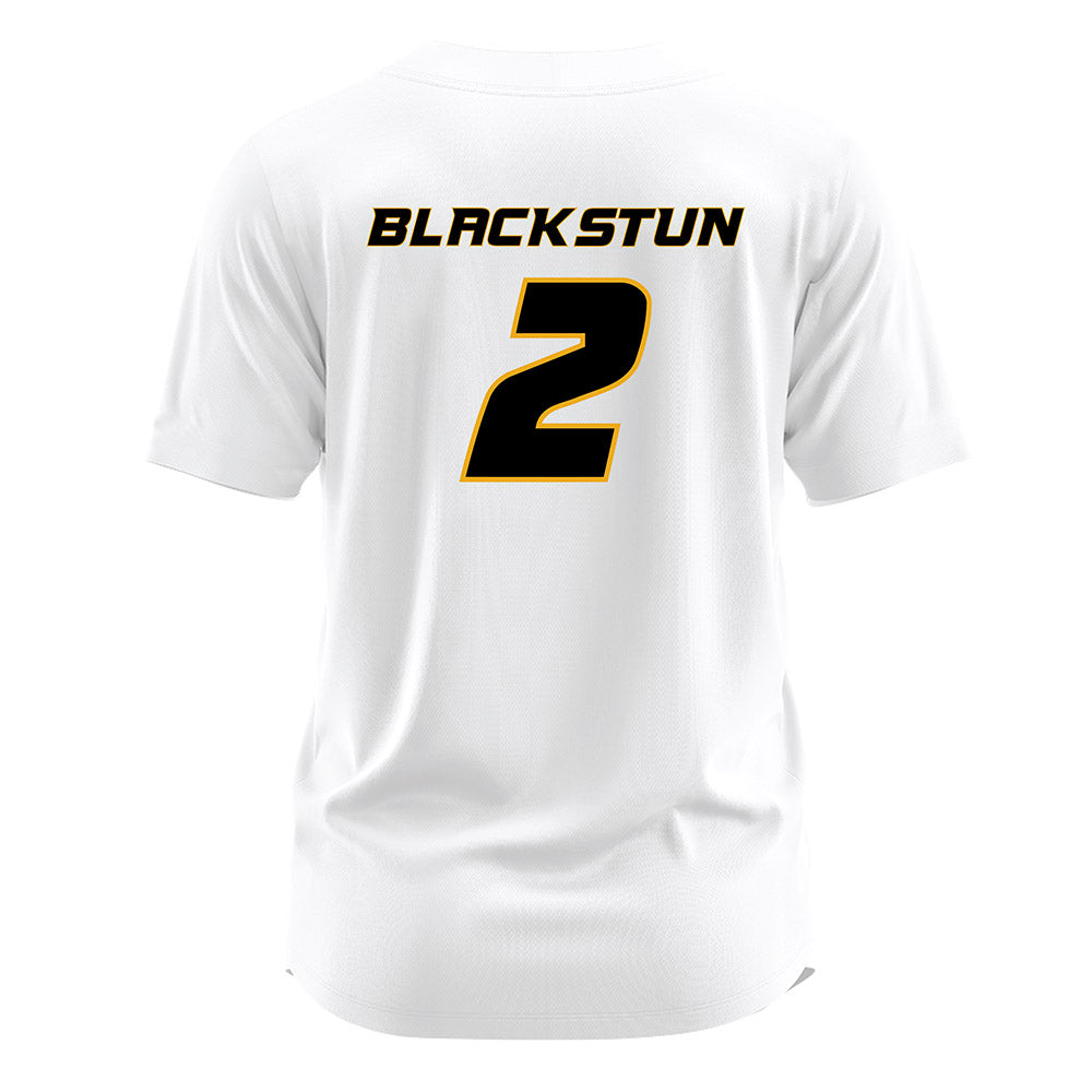 Missouri - NCAA Softball : Danielle Blackstun - White Jersey-1