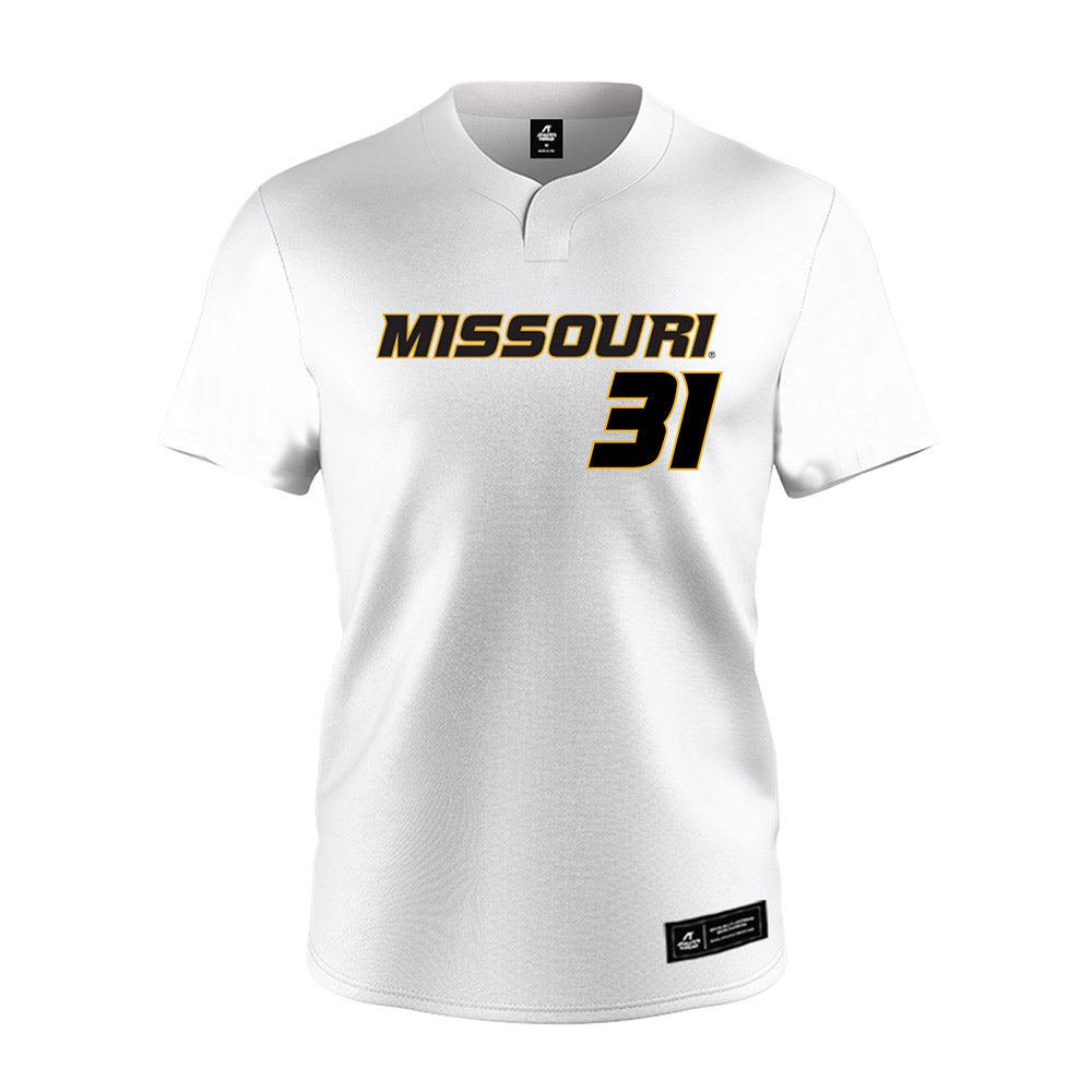 Missouri - NCAA Softball : Saniya Hill - White Jersey-0