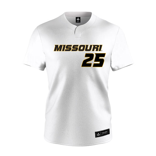 Missouri - NCAA Softball : Avery Adcock - White Jersey-0