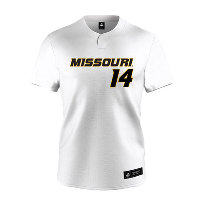 Missouri - NCAA Softball : Nathalie Touchet - White Jersey