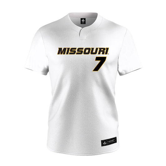 Missouri - NCAA Softball : Stefania Abruscato - White Jersey