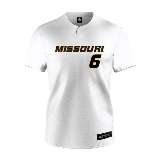 Missouri - NCAA Softball : Courtney Donahue - White Jersey-0