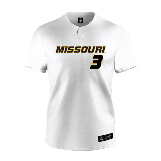 Missouri - NCAA Softball : Taylor Ebbs - White Jersey-0
