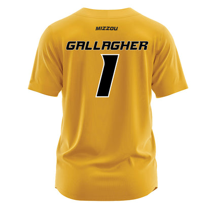 Missouri - NCAA Softball : Maddie Gallagher - Gold Jersey