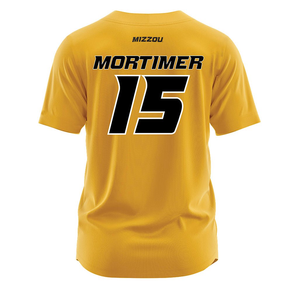 Missouri - NCAA Softball : Kelsee Mortimer - Gold Jersey