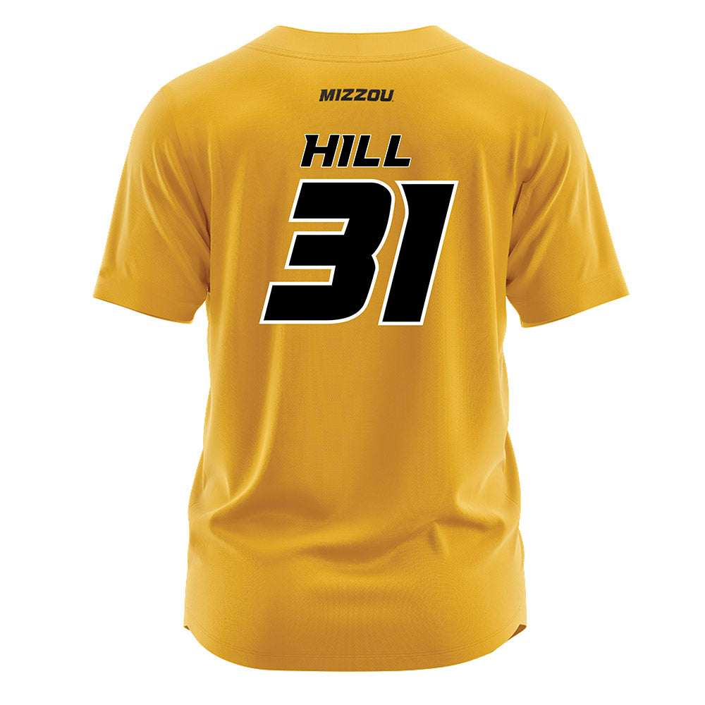 Missouri - NCAA Softball : Saniya Hill - Gold Jersey-1