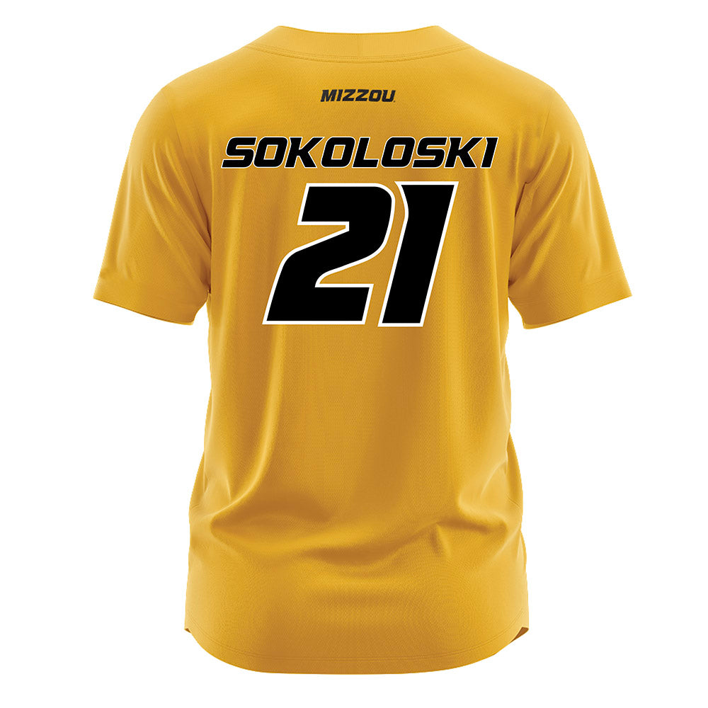 Missouri - NCAA Softball : Haidyn Sokoloski - Gold Jersey-1