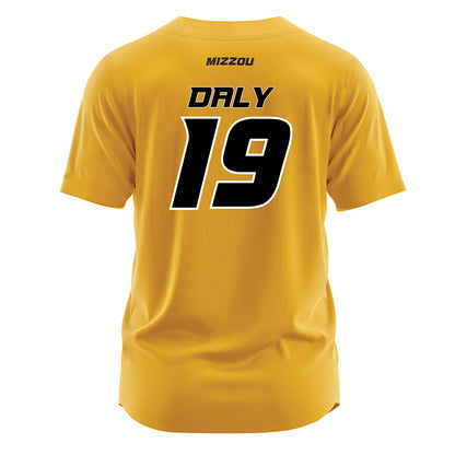 Missouri - NCAA Softball : Kara Daly - Gold Jersey