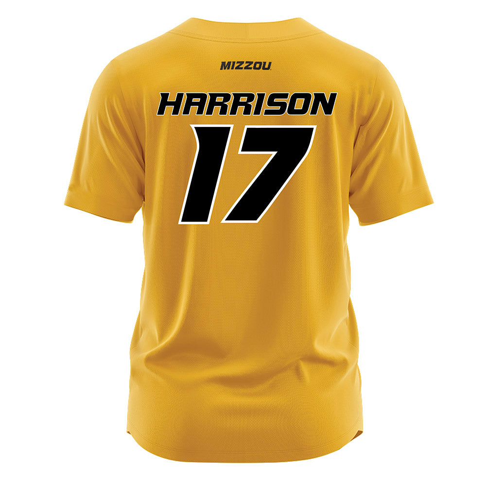 Missouri - NCAA Softball : Cierra Harrison - Gold Jersey