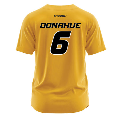 Missouri - NCAA Softball : Courtney Donahue - Gold Jersey-1