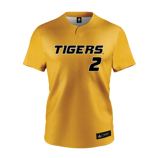 Missouri - NCAA Softball : Danielle Blackstun - Gold Jersey-0