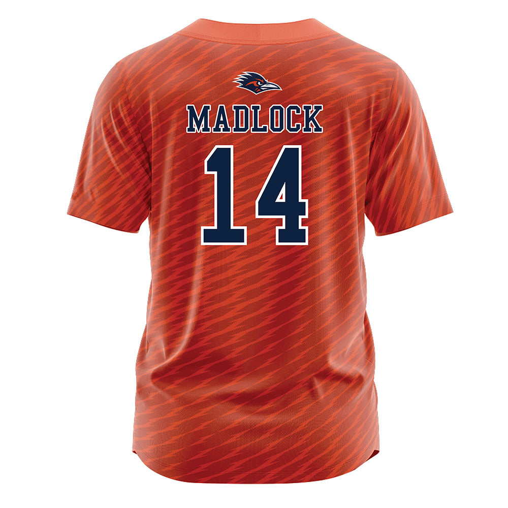 UTSA - NCAA Softball : Taryn Madlock - Orange Jersey-1