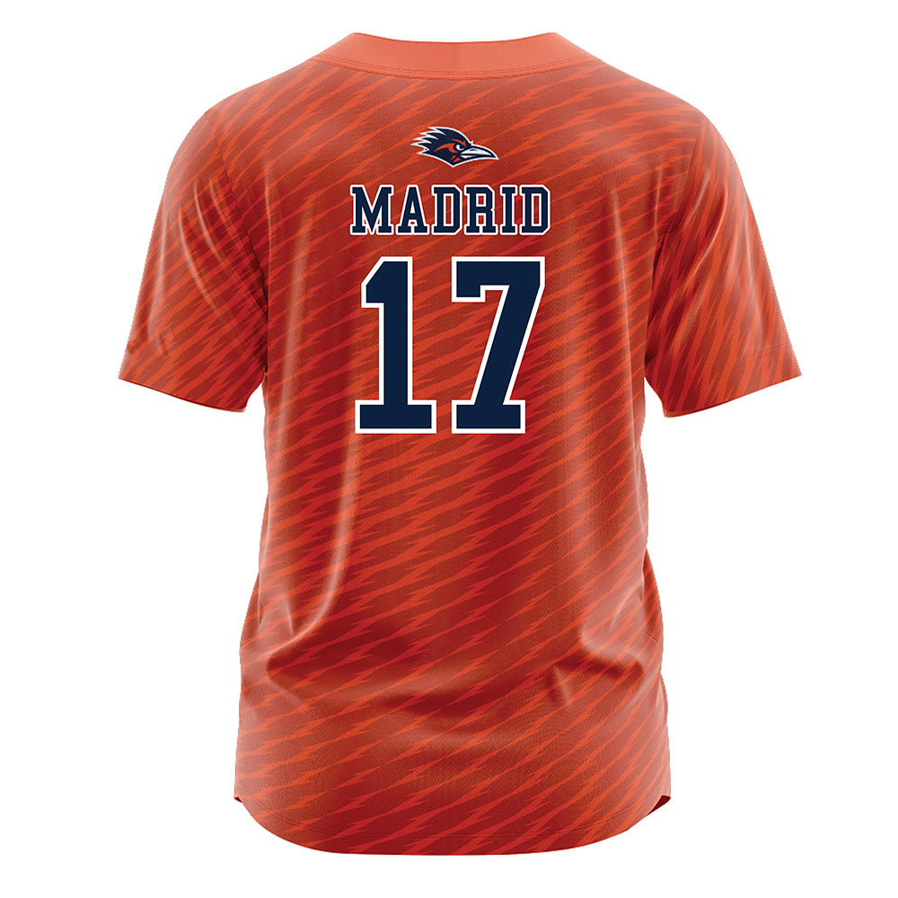 UTSA - NCAA Softball : Makayla Madrid - Orange Jersey