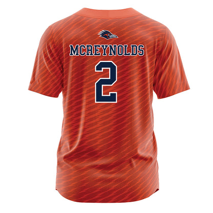 UTSA - NCAA Softball : Sydney McReynolds - Orange Jersey-1