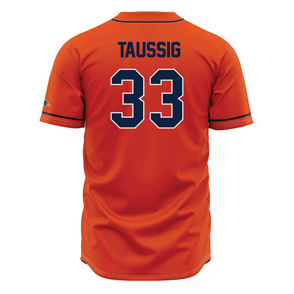 UTSA - NCAA Baseball : James Taussig - Baseball Jersey Orange