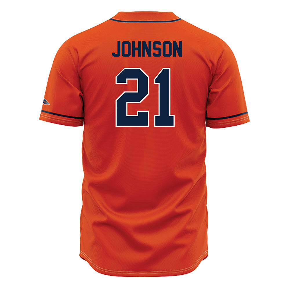 UTSA - NCAA Baseball : Nathan Johnson - Orange Jersey-1
