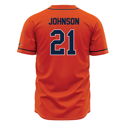 UTSA - NCAA Baseball : Nathan Johnson - Orange Jersey-1