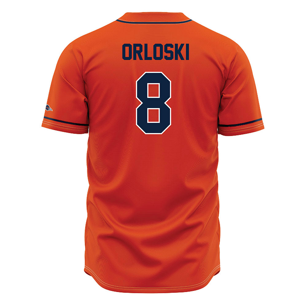 UTSA - NCAA Baseball : Robert Orloski - Orange Jersey-1