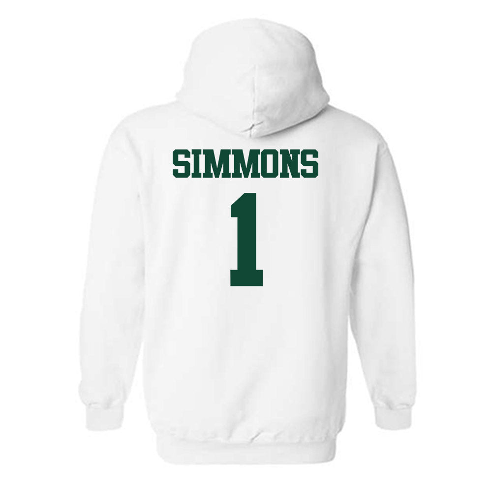 Ohio - NCAA Men's Basketball : Javan Simmons - Classic Shersey Hooded Sweatshirt-1