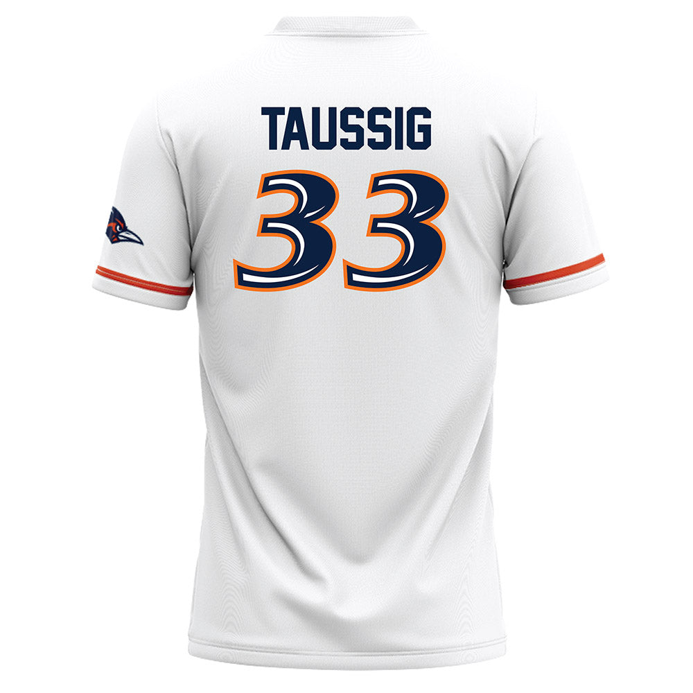 UTSA - NCAA Baseball : James Taussig - Softball Jersey White