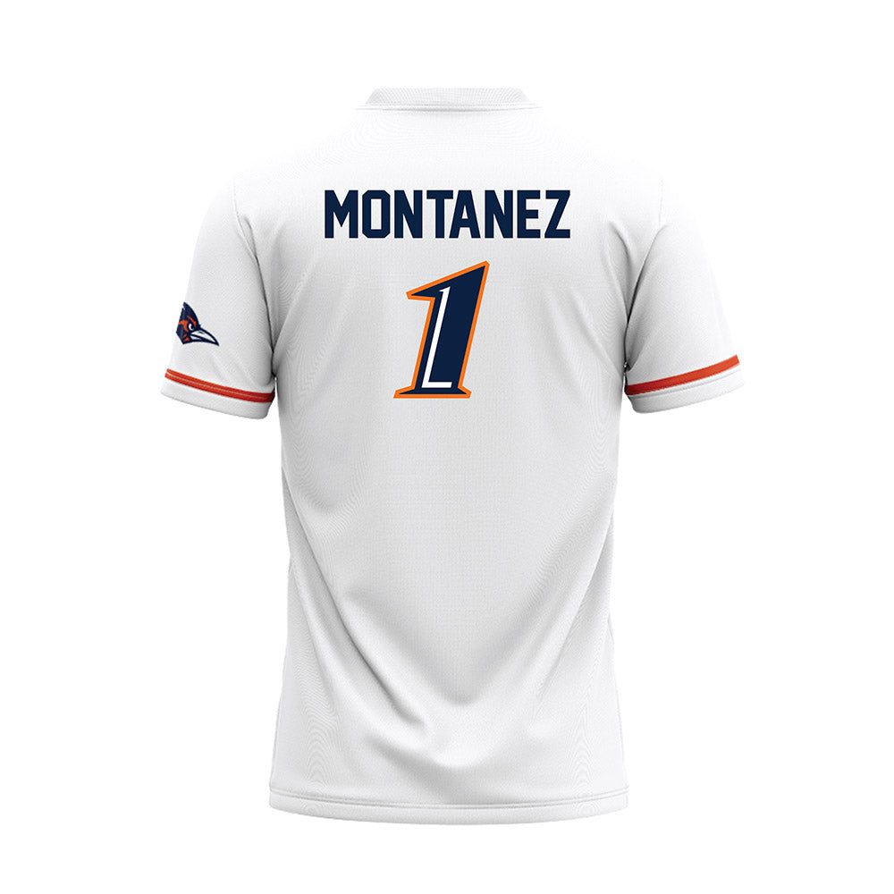 UTSA - NCAA Baseball : Damian Montanez - White Jersey-1