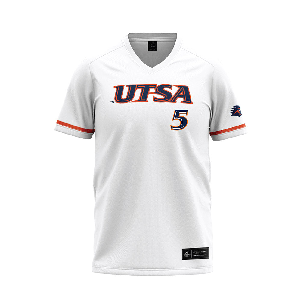 UTSA - NCAA Baseball : Diego Diaz - White Jersey-0